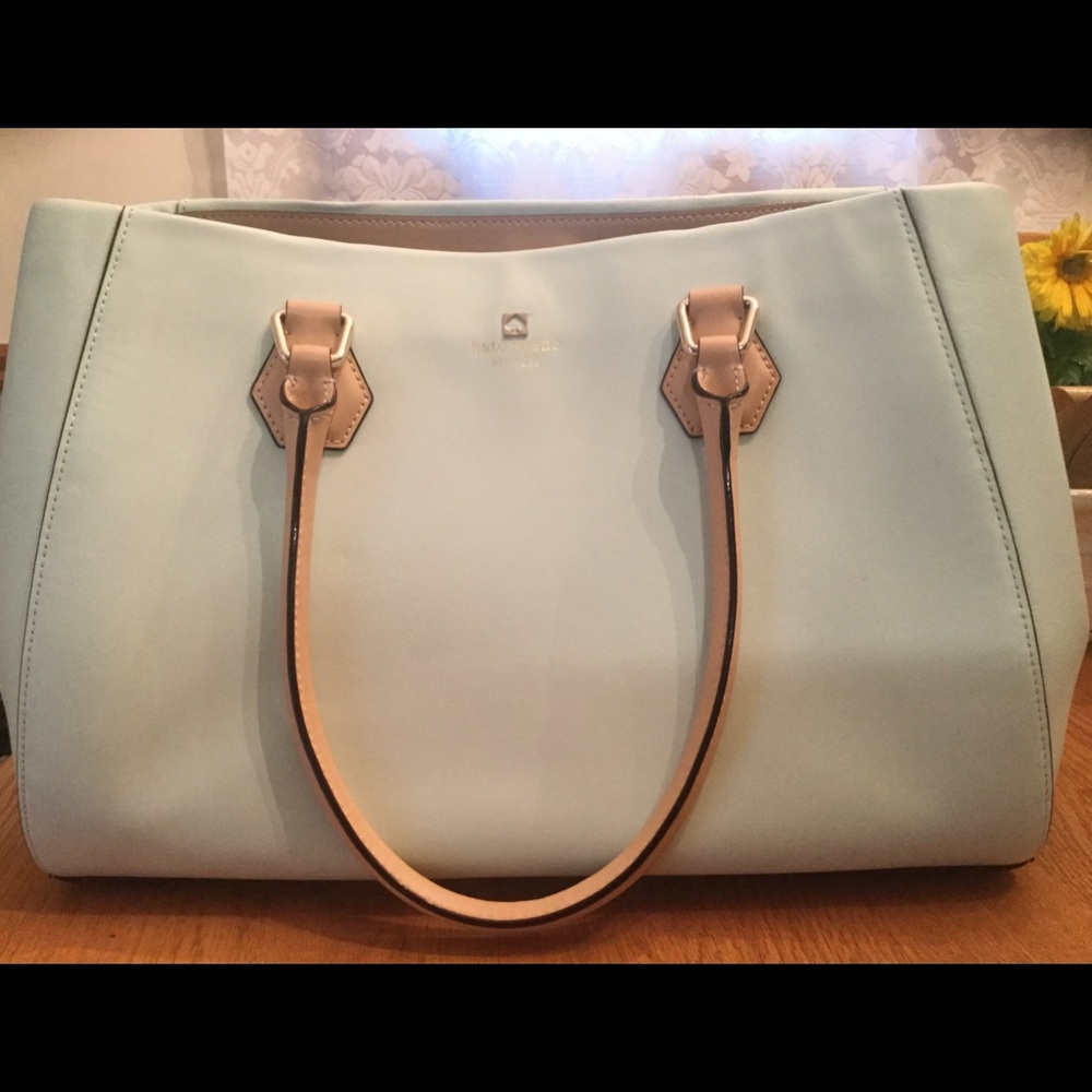 Kate Spade Mint Green Tote Bag